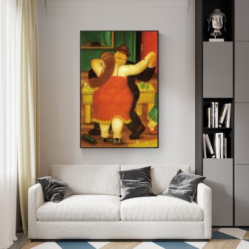Funny Mona Lisa Canvas Art Canvas Painting Cuadros Posters Prints Wall Art for Living Room Home Decor (No Frame)