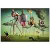 "The American Dream" by By Salvador Dali Wall Art Canvas Paintings Famous Artwork Reproductions Wall Pictures For Living Room