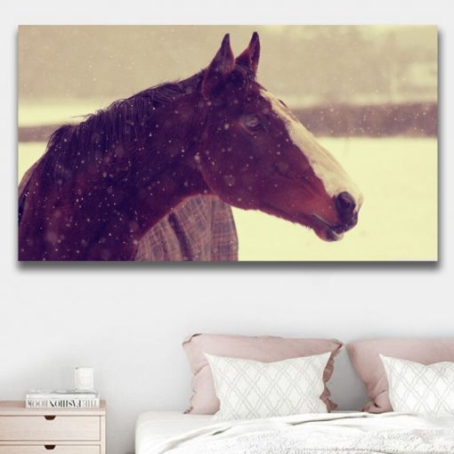 Beautiful Horse Oil Painting Art for Home Decoration - Print on Canvas