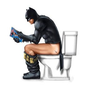 Superhero's bathroom