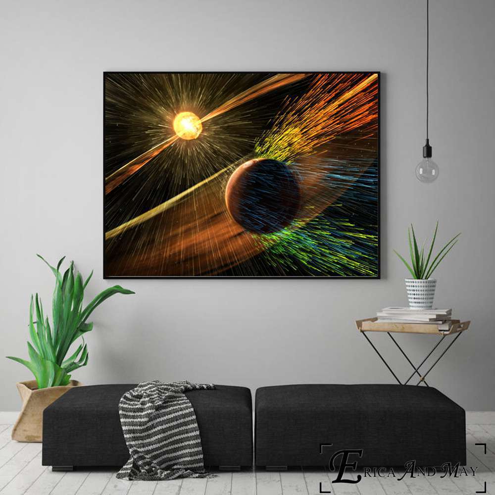 Download Our Solar System 3d Artwork Wall Art 3d Print On Canvas Canvaspaintart