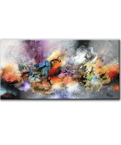 Modern Art Abstract Oil Painting, Wall Art Printed on Canvas