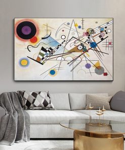 Composition 8 Abstract Painting By Wassily Kandinsky