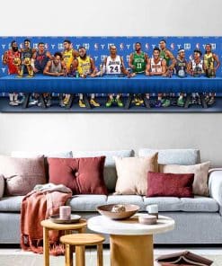 Kobe Bryant Michael Jordan Creative Basketball Wall Art