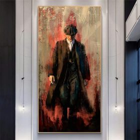 Digital Art Illustration of Peaky Blinders Wallpaper - Printed on Canvas