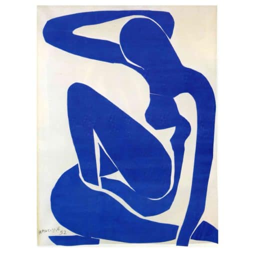 Abstract Blue Nudes Paintings by Henri Matisse Wall Art Printed on Canvas - Image 6