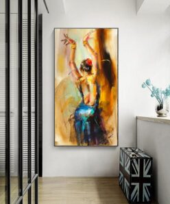 Abstract Dancing Ballerina