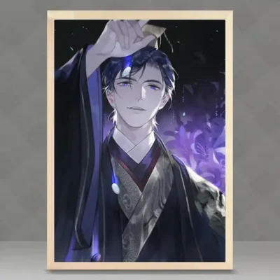 Japanese Anime Art Printed on Canvas - Image 3