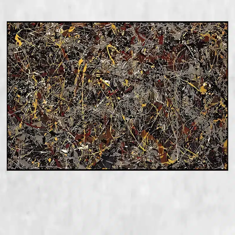 Modern Abstract Artwork Elegant Wall Art Printed on Canvas