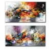 Modern Abstract Oil Painting Wall Art Printed on Canvas