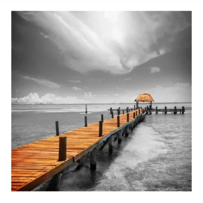 Modern Art Beautiful Nordic Scenery Wall Art Printed on Canvas - Image 2