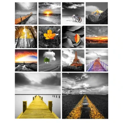 Modern Art Beautiful Nordic Scenery Wall Art Printed on Canvas