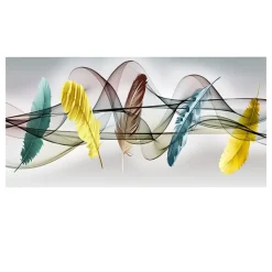 Modern Art Colorful Feathers Painting