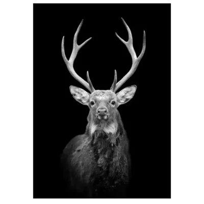 Modern Art Wild Animals Painting Printed on Canvas - Image 7