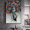 Modern Street Art Graffiti Painting Printed on Canvas