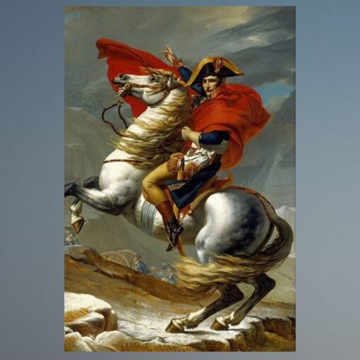 Napoleon Crossing the Alps by Jacques-Louis David 1801-1805