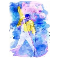 Painting of Freddie Mercury 4