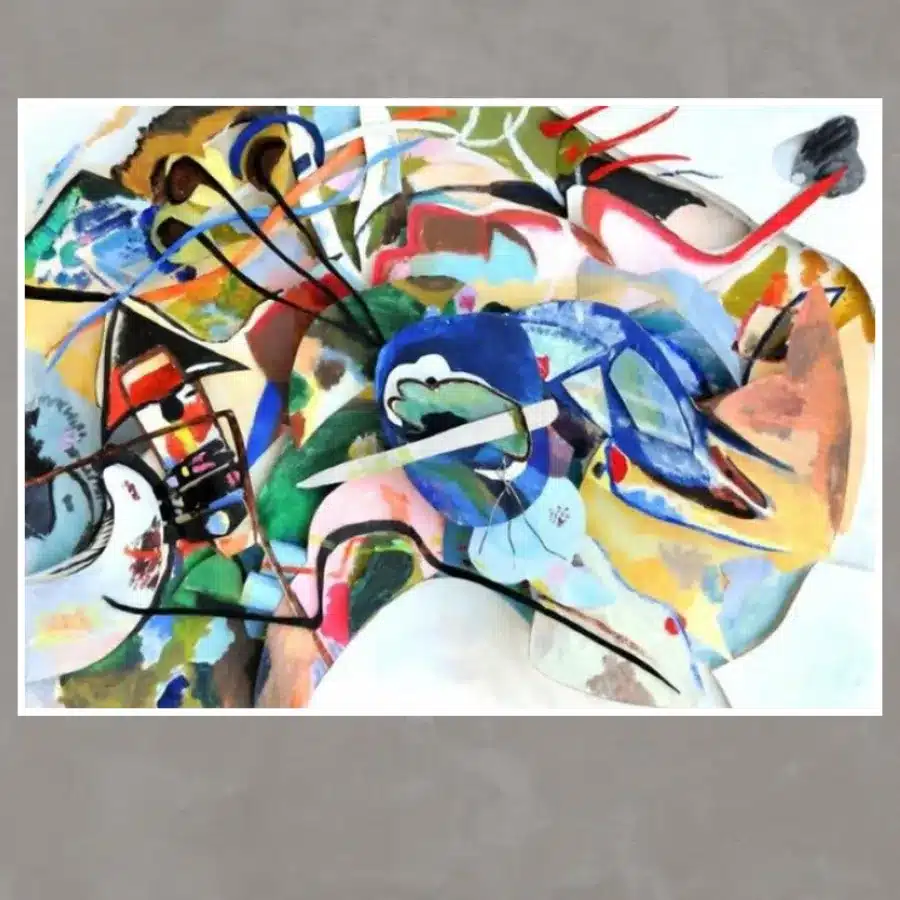 Picture With A White Border by Wassily Kandinsky 1913