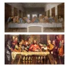 The Last Supper of Jesus and His Disciples Oil Painting Printed on Canvas