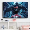 Venom The Enemy of Spiderman Digital Art Painting Printed on Canvas