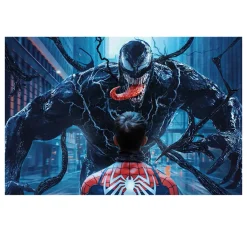 Venom the Enemy of Spiderman Digital Art Painting