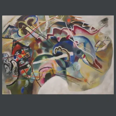 Wassily Kandinsky 1913 Painting With White Border
