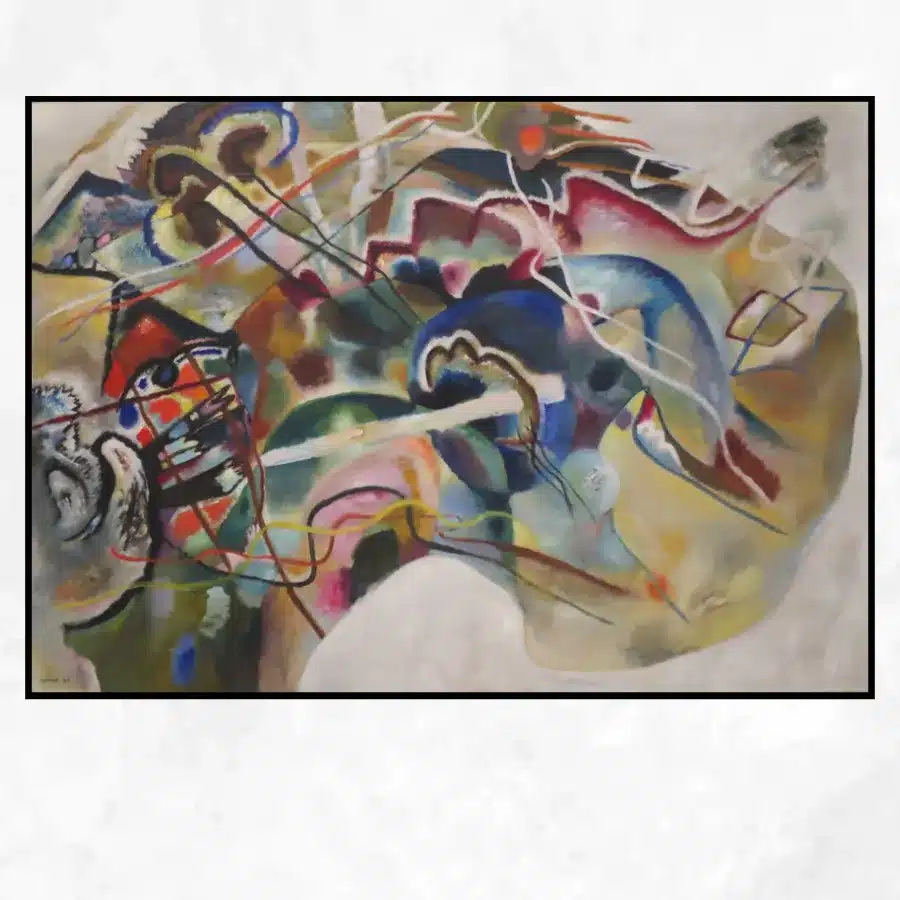 Wassily Kandinsky Abstract Art Painting Printed on Canvas