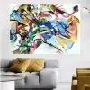 Wassily Kandinsky Abstract Art Painting Printed on Canvas