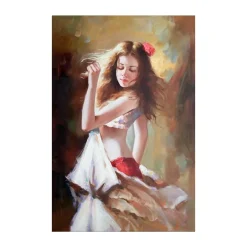 Girl Playing The Violin and Dance Art Paintings Printed on Canvas - Image 3