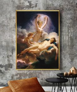 French Guérin - Aurora and Cephalus - Posters and Prints Canvas Wall Art Canvas Famous Painting Pictures for Living Room Decor