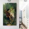 Springtime Painting by Pierre Auguste Cot Printed on Canvas