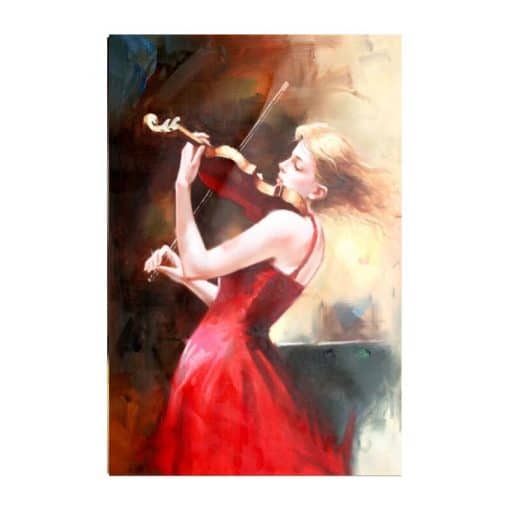Girl Playing The Violin