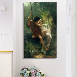 Springtime Painting by Pierre Auguste Cot Printed on Canvas