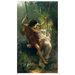 Springtime by Pierre Auguste Cot 1873