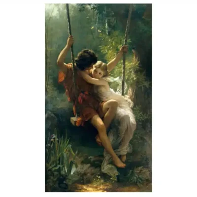 Springtime by Pierre Auguste Cot 1873