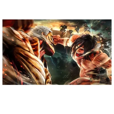 Attack On Titan Painting Printed on Canvas - Image 2