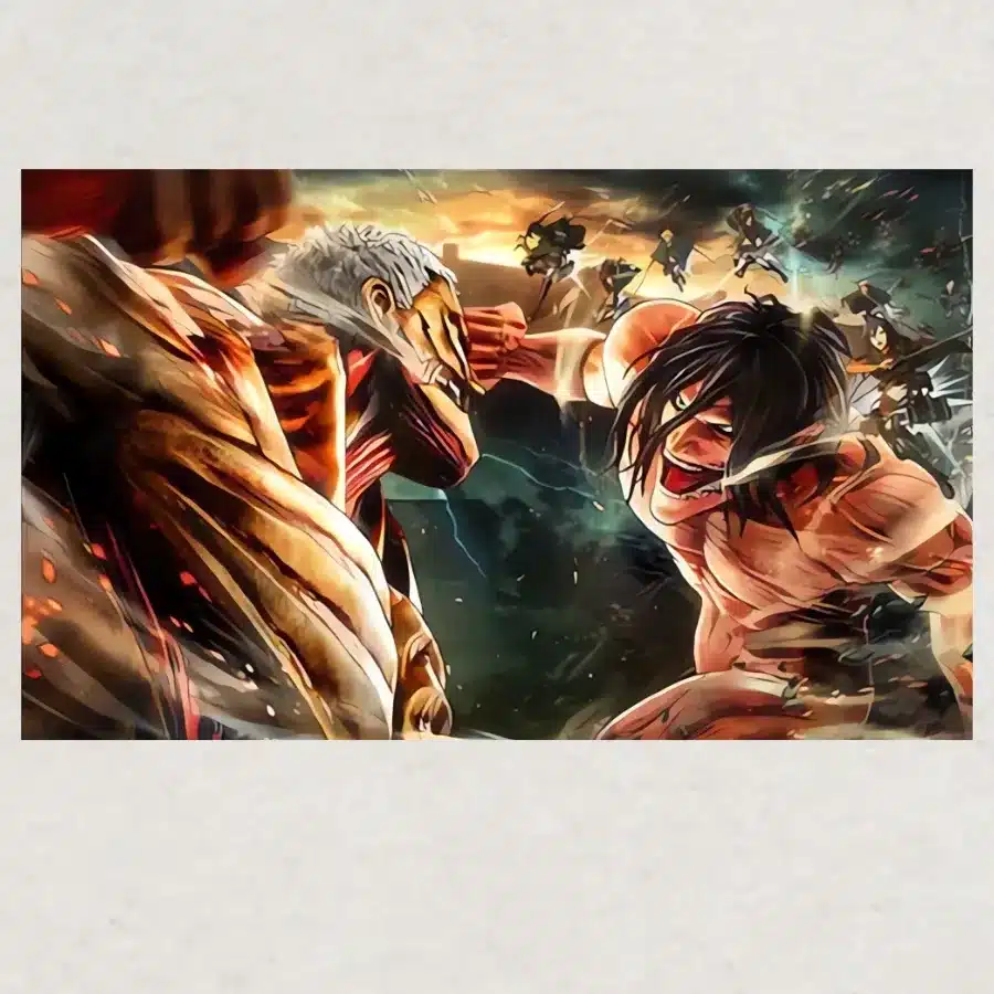 Attack On Titan Printed on Canvas 2