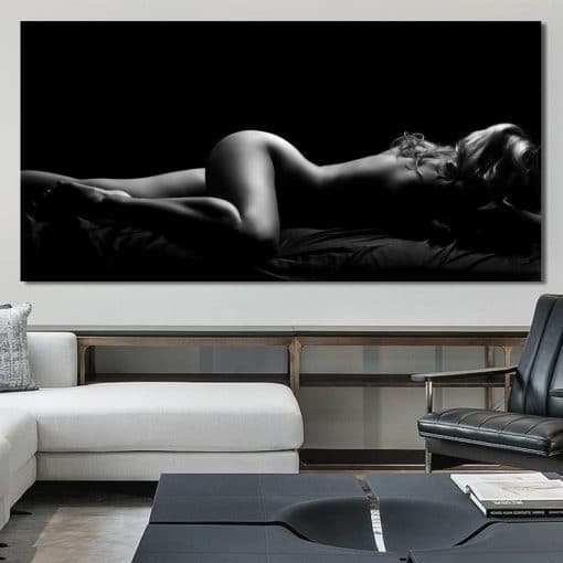 Modern Portrait Posters and Prints Wall Art Canvas Painting Sexy Body mujeres desnudas Pictures for Living Room Home Decor