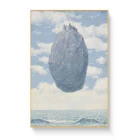 Rene Magritte Canvas Painting Surrealism Classic Artwork Reproduction Posters and Print Wall Art Picture for Living Room Cuadros