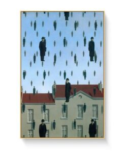Rene Magritte Canvas Painting Surrealism Classic Artwork Reproduction Posters and Print Wall Art Picture for Living Room Cuadros