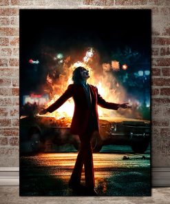 Movie Joker Canvas Poster Comics Oil Painting on Canvas Cuadros Posters and Prints Wall Art Picture for Living Room
