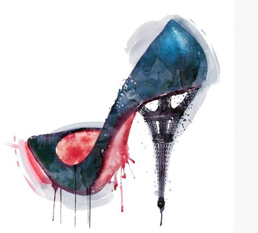 Women High Heels Shoes Graffiti Art Canvas Painting on The Wall Graffiti Posters Prints Wall Picture for Living Room Decor Home