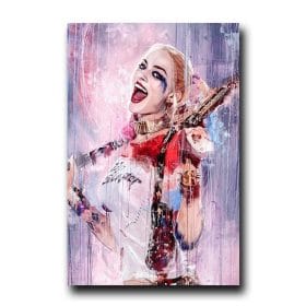 Suicide Squad Harley Quinn Movie Posters and Prints Joker Women Canvas Painting Wall Art Picture for Living Room Cuadros Decor