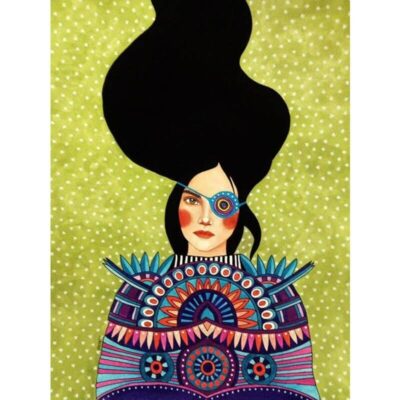 Modern Flower Girls On Vacation Nordic Unframed Wall Art - Image 6