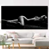 Modern Body Portrait Artwork Printed on Canvas