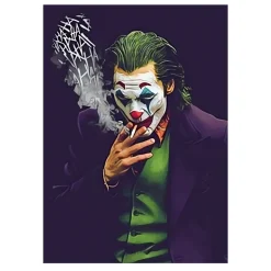 The Joker Canvas Posters & Comics Paintings from The Movie Printed on Canvas