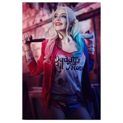 The Joker Woman Wall Art Picture from Suicide Squad Harley Quinn Movie - Image 3