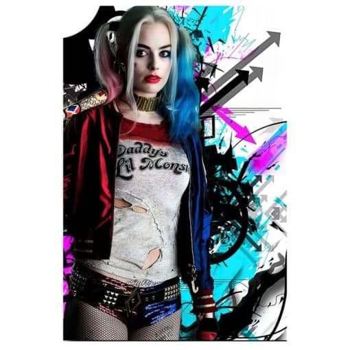 The Joker Woman Wall Art Picture from Suicide Squad Harley Quinn Movie - Image 4