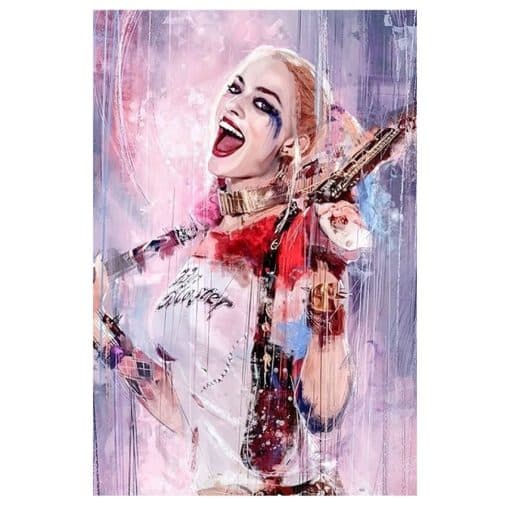 The Joker Woman Wall Art Picture from Suicide Squad Harley Quinn Movie - Image 7