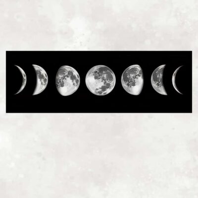 Moon Phase Canvas Painting Wall Art Printed on Canvas - Image 3
